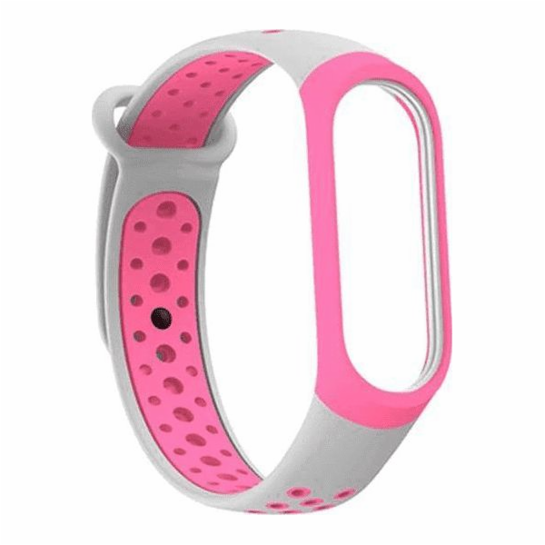 Pásek Beline Beline Mi Band 3/4 provedení růžovo-šedý/růž...