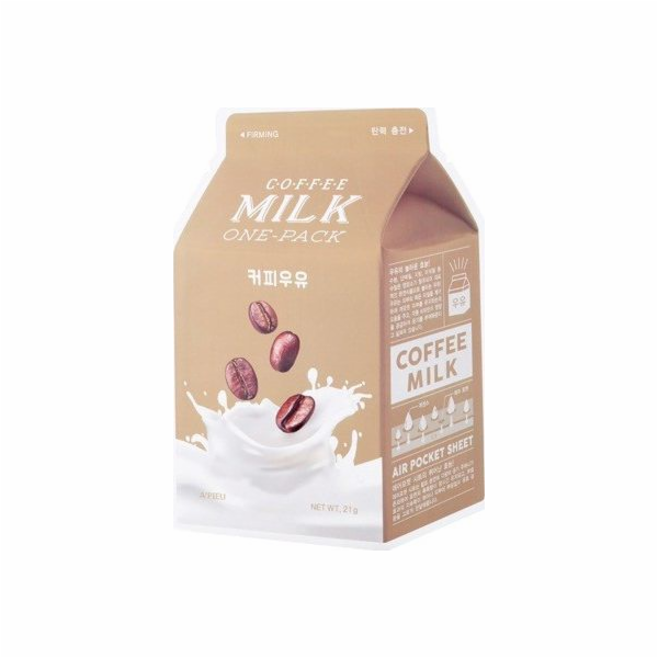 Apieu Milk Jednobalení Kávová zpevňující pleťová maska 20g