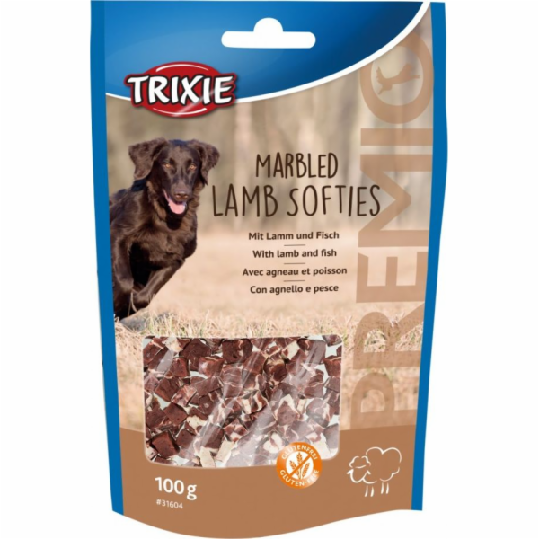 Trixie PREMIO Marbled Lamb Softies, jehněčí pochoutka, 100 g