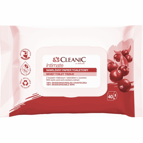 Cleanic Cleanic Intimate zvlhčený toaletní papír 1 balení...
