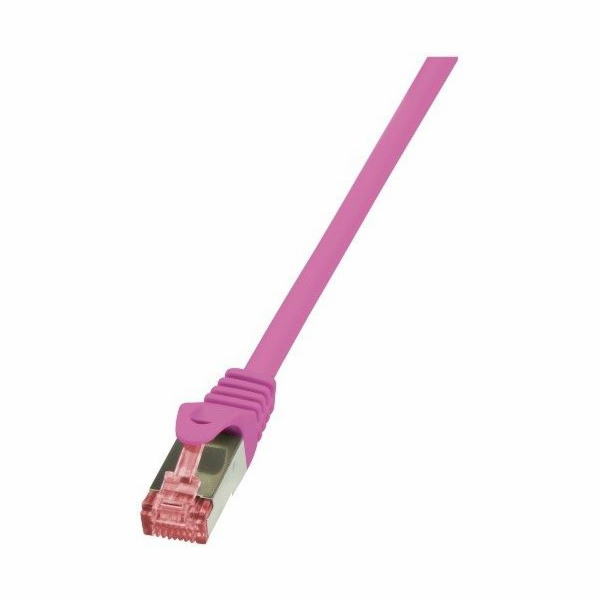 LogiLink Patchcord CAT.6 S/FTP 1,50 m, růžový (CQ2049S)