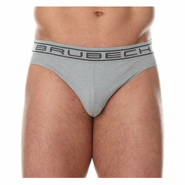 Brubeck Comfort Bavlněné pánské slipy, šedé, velikost M (...
