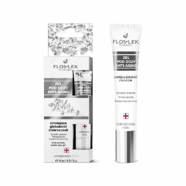 FLOSLEK Anti Aging oční gel proti vráskám 15 ml