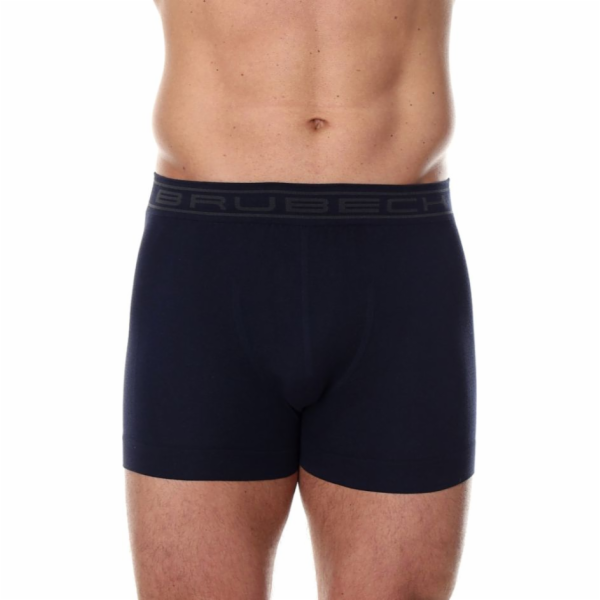 Pánské pohodlné bavlněné boxerky Brubeck, tmavý grafit, v...