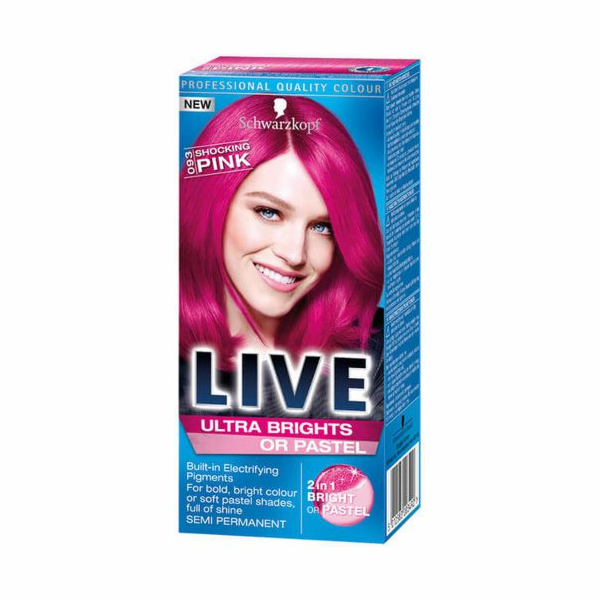 Schwarzkopf LIVE 93 ŠOKUJÍCÍ RŮŽOVÁ