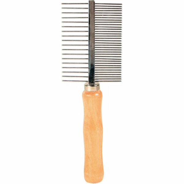 Trixie OBOUSTRANNÝ HŘEBEN STŘEDNÍ/ŠIROKÝ PROSTOR ZUBY 17cm