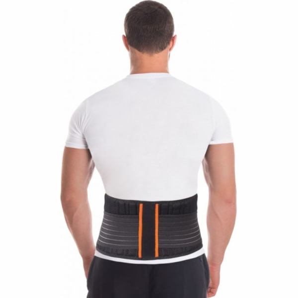 TOROS-GROUP Opěrný bederní pás 211 černý, velikost 3