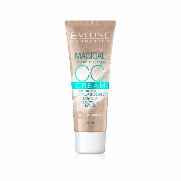 Eveline Fluid Magical CC Cream č. 52 Medium Beige 30ml