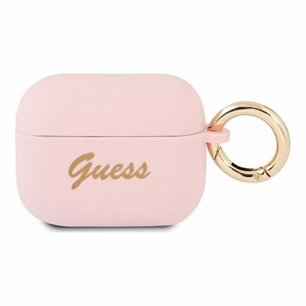 Guess Guess GUAPSSSI kryt AirPods Pro růžový/růžový silik...