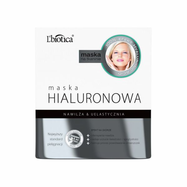 Lbiotica Hyaluronová maska - Intenzivní hydratace 23ml