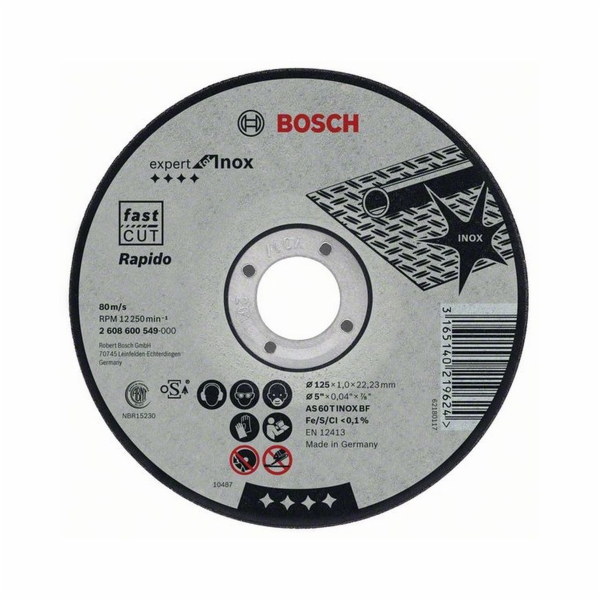 Bosch zakřivený řezný kotouč Expert pro Inox Rapido 230x2...