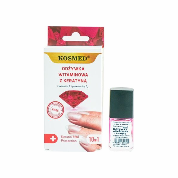 Kosmed Vitamin kondicionér na nehty s keratinem 10v1 9ml