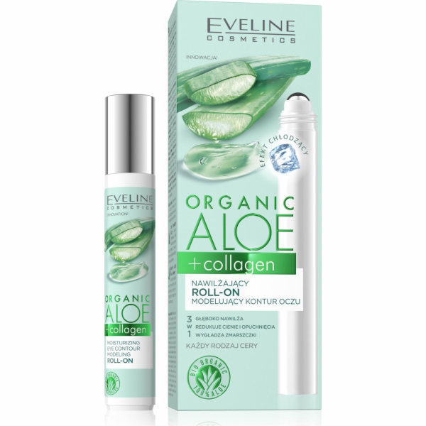 Eveline Organic Aloe Moisturizing roll-on modelující oční...