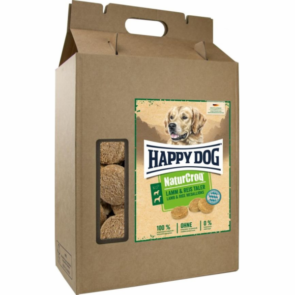 Happy Dog NaturCroq Lamm-Reis-Taler, plátky, pochoutka pr...
