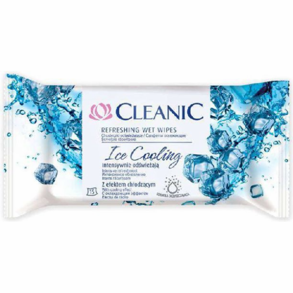 Cleanic Antibacterial Ice Cooling osvěžující ubrousky 1 b...