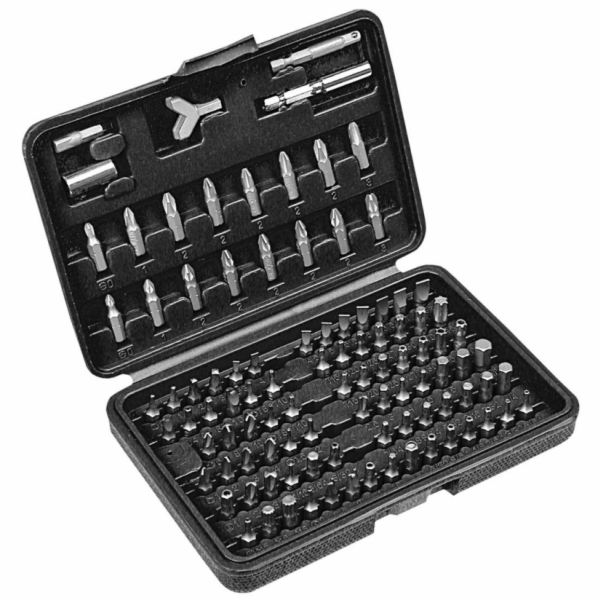 Top Tools Sada bitů šroubováků 100 ks. (39D358)