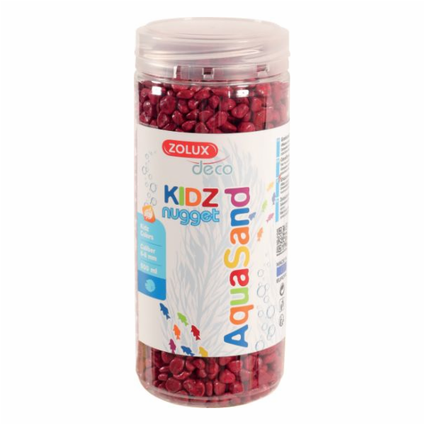 Zolux Aquasand Kidz Nugget stelivo červené 500ml