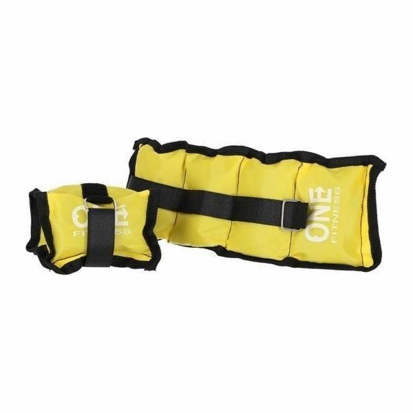 One Fitness závaží WW01 žlutá 2x 0,7kg