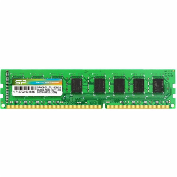 Paměť Silicon Power DDR3L, 8 GB, 1600 MHz, CL11 (SP008GLL...