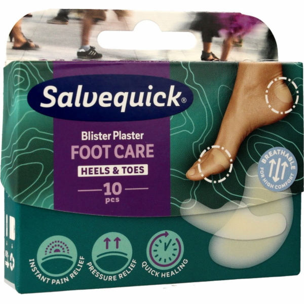 Salvequick Salvequick Náplasti pro péči o nohy na puchýře...
