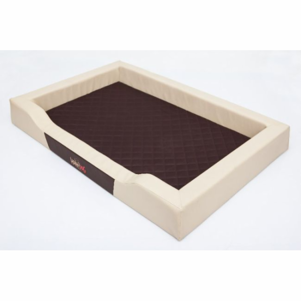 Postel HOBBYDOG Deluxe - Béžová a hnědá XL