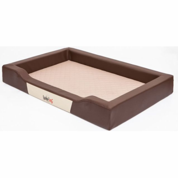 Postel HOBBYDOG Deluxe - Hnědá a béžová XL