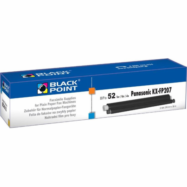Black Point TTR faxová fólie BPPA52 nahrazuje Panasonic K...
