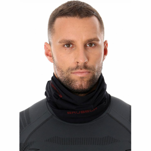 Brubeck pánský multifunkční šátek Merino, černý, velikost...
