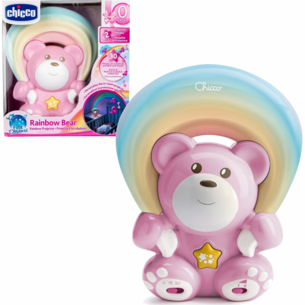 Chicco CHICCO MEDVĚD S DUHOVÝM PROJEKTOREM RŮŽOVÝ 0001047...