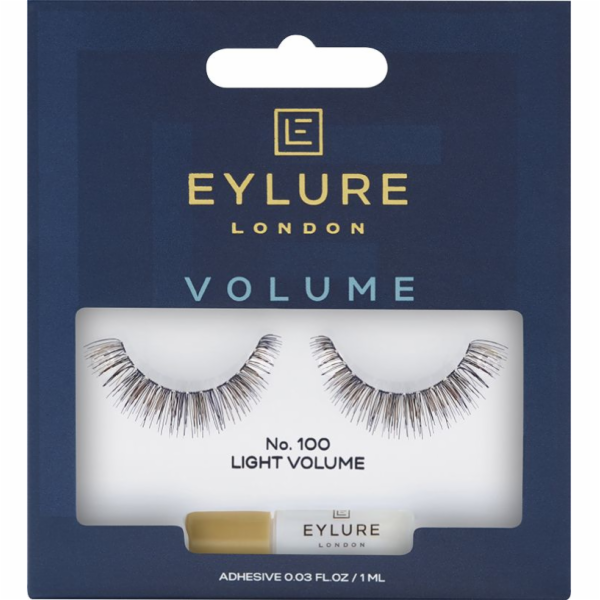 Eylure EYLURE řasy s lepidlem VOLUME No. Objem světla 100