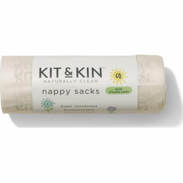Kit and Kin Biologicky odbouratelné sáčky na použité plen...