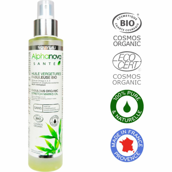 ALPHANOVA SANTE Organické složení olejů na strie 100ml