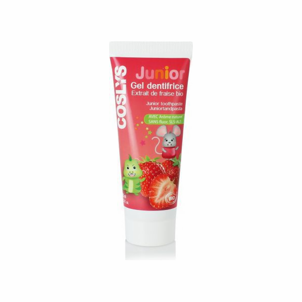 Zubní pasta Coslys Strawberry pro děti, 50 ml
