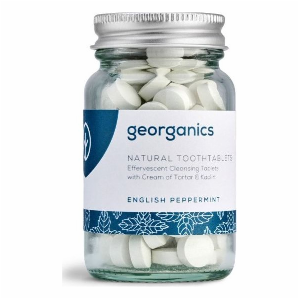 Georganics Natural zubní kartáček tablety, anglická máta ...