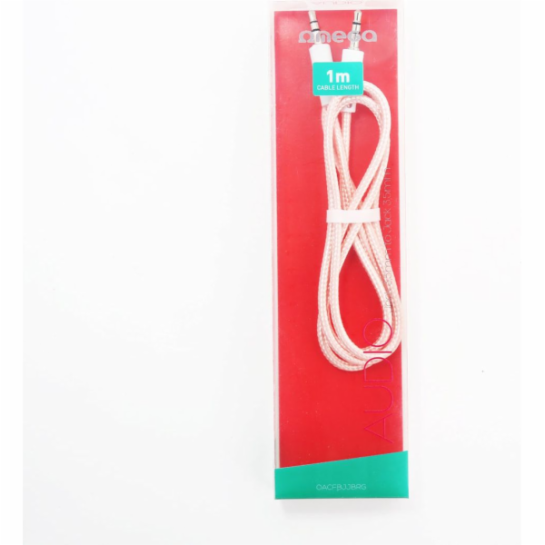 Platinet Jack 3,5mm - Jack 3,5mm kabel 1m růžový (OACFBJJ...