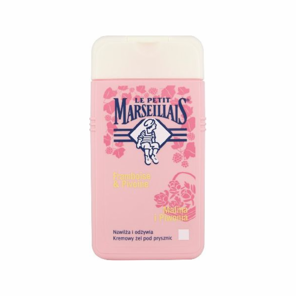 Sprchový gel Le Petit Marseillais Malina a Pivoňka 400 ml