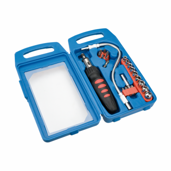 Top Tools Šroubovací bity a nástrčky s rukojetí 22 ks. (3...