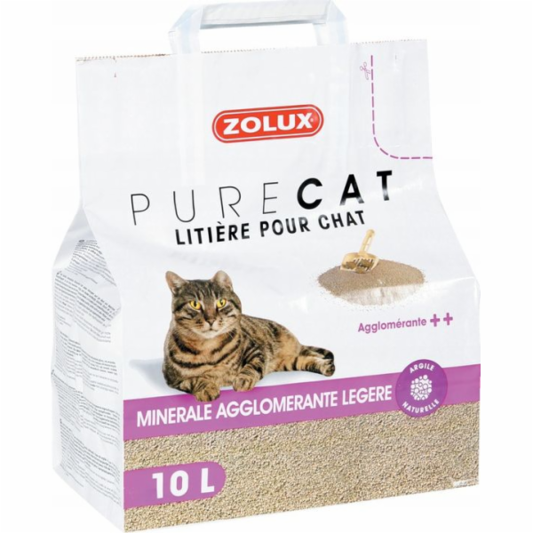 Zolux PURECAT přírodní hrudkující stelivo 10l