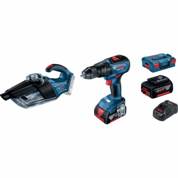 Sada nářadí Bosch BOSCH GSB 18V-50 SET + PLYNOVÝ VYSAVAČ ...