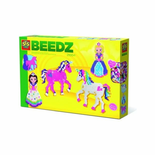 SES Beaded Ironing Papers - Unicorn and Princess (285639)