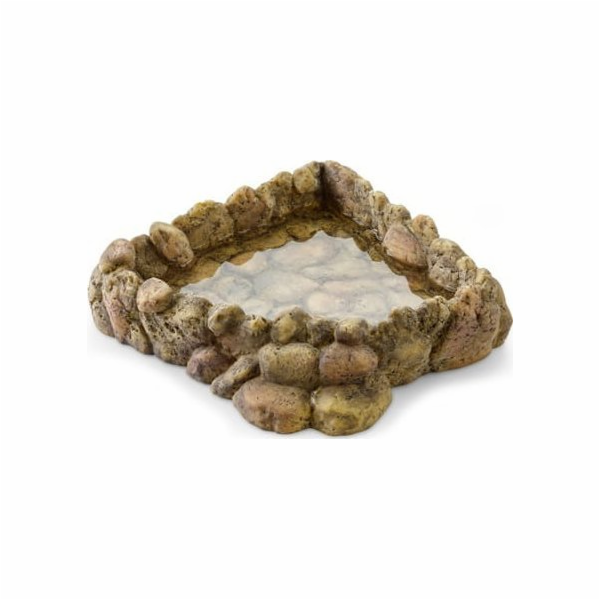 Rohová miska na vodu Exo Terra, XL, 25 x 24 x 6,5 cm