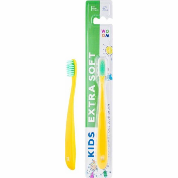Woom Woom Kids Extra Soft zubní kartáček velmi jemný zubn...