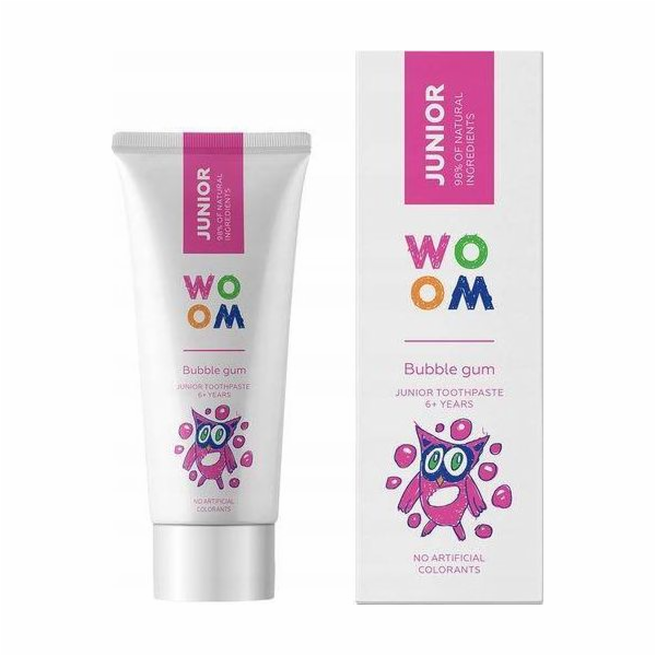 Woom WOOM PASTE KIDS 6+ BALLOON GUMBER.50ml