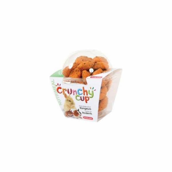 Zolux CRUNCHY CUP CANDY pamlsky pro hlodavce mrkev/lněné ...