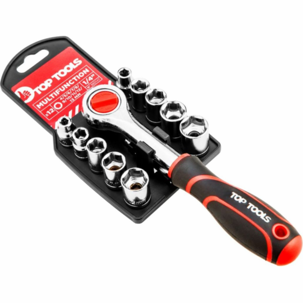 Top Tools (1/4 nástrčné klíče, sada 12 ks) - 38D147