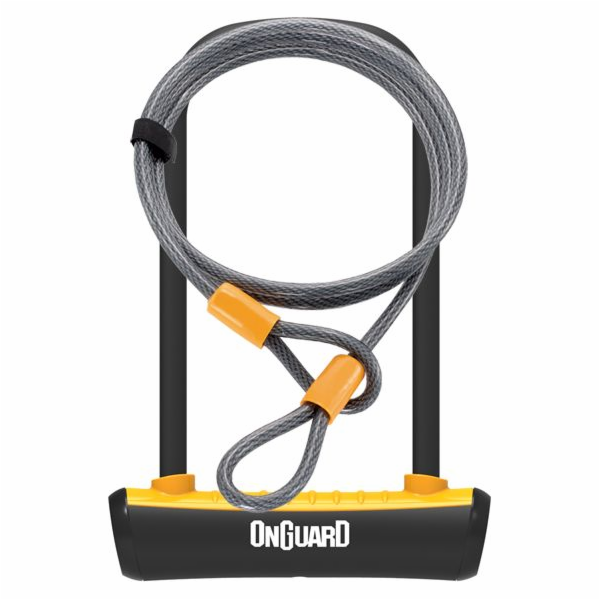 ONGUARD U-Lock zámek na kolo Neon oranžový 10x1200 mm (81...