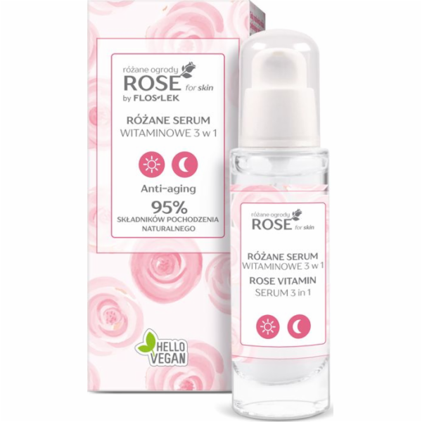 FLOSLEK Floslek Rose for Skin Rose Vitamínové sérum 3v1 n...