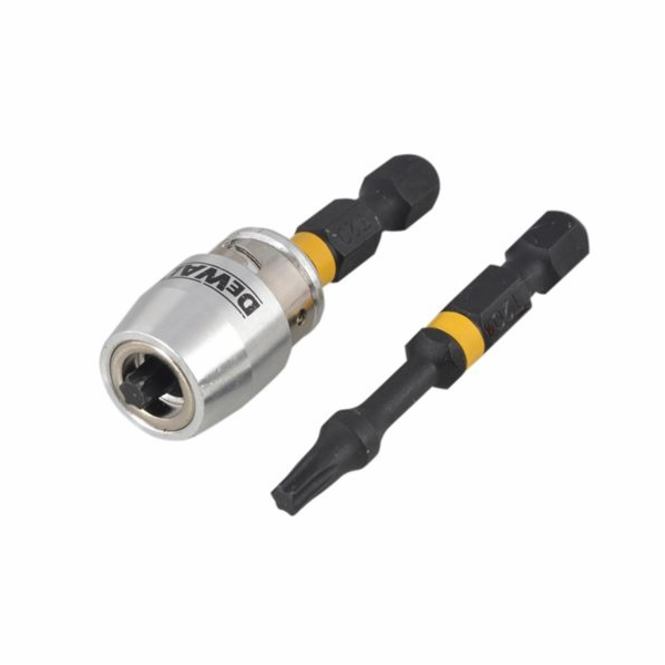 Dewalt Sada šroubovacích bitů 2xT20/50mm + rukojeť - DT70...