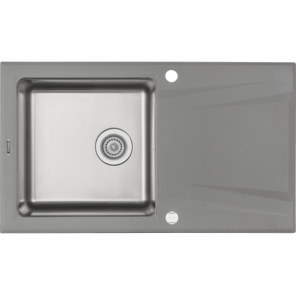 Deante SINK. PRIME ŠEDÁ METALICKÁ ŽULA-OCEL 860x500x220 3...