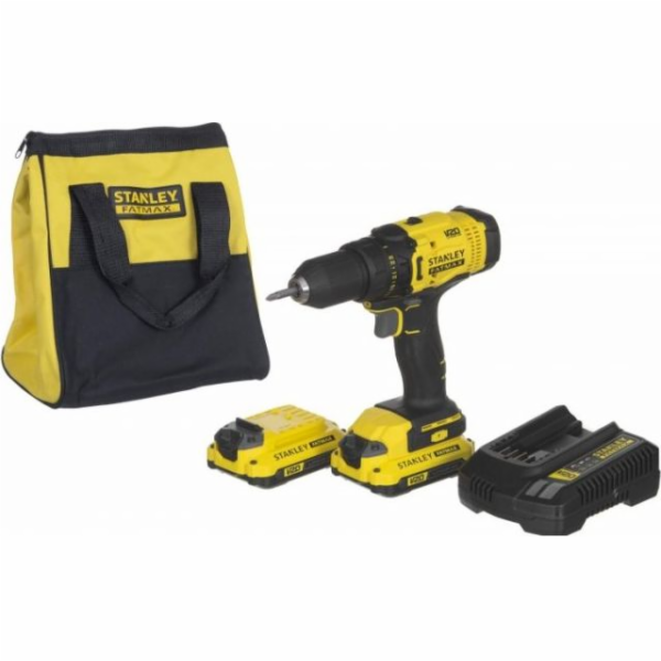 Vrtací šroubovák Stanley SFMCD700C2S 18 V 1,5 Ah